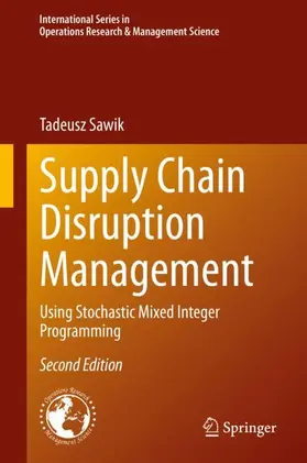 Sawik |  Supply Chain Disruption Management | Buch |  Sack Fachmedien