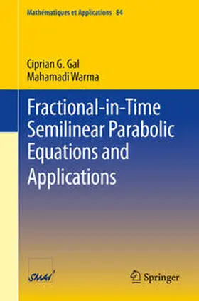 Gal / Warma |  Fractional-in-Time Semilinear Parabolic Equations and Applications | eBook | Sack Fachmedien
