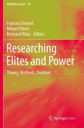 Denord / Réau / Palme |  Researching Elites and Power | Buch |  Sack Fachmedien