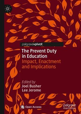 Jerome / Busher | The Prevent Duty in Education | Buch | 978-3-030-45558-3 | sack.de