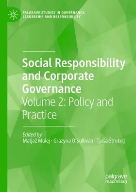 Mulej / Štrukelj / O’Sullivan |  Social Responsibility and Corporate Governance | Buch |  Sack Fachmedien