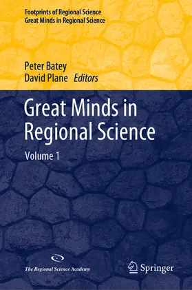 Batey / Plane |  Great Minds in Regional Science | eBook | Sack Fachmedien
