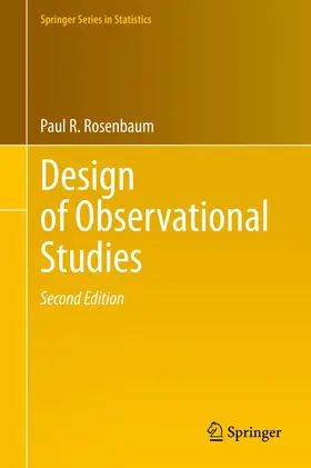 Rosenbaum |  Design of Observational Studies | Buch |  Sack Fachmedien