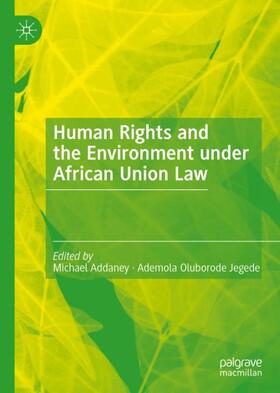 Oluborode Jegede / Addaney | Human Rights and the Environment under African Union Law | Buch | 978-3-030-46522-3 | sack.de