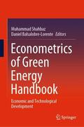 Balsalobre-Lorente / Shahbaz |  Econometrics of Green Energy Handbook | Buch |  Sack Fachmedien