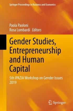 Lombardi / Paoloni | Gender Studies, Entrepreneurship and Human Capital | Buch | 978-3-030-46873-6 | sack.de