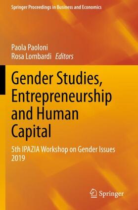 Lombardi / Paoloni |  Gender Studies, Entrepreneurship and Human Capital | Buch |  Sack Fachmedien