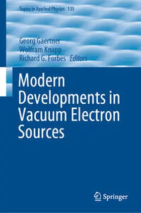 Gaertner / Knapp / Forbes |  Modern Developments in Vacuum Electron Sources | eBook | Sack Fachmedien