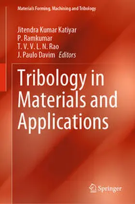 Katiyar / Ramkumar / Rao |  Tribology in Materials and Applications | eBook | Sack Fachmedien