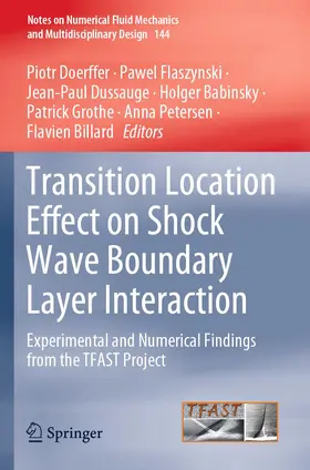 Doerffer / Flaszynski / Dussauge |  Transition Location Effect on Shock Wave Boundary Layer Interaction | Buch |  Sack Fachmedien