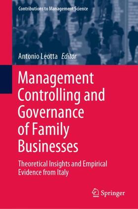 Leotta | Management Controlling and Governance of Family Businesses | Buch | 978-3-030-47740-0 | sack.de