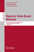 Raschke / Méry / Houdek |  Rigorous State-Based Methods | eBook | Sack Fachmedien