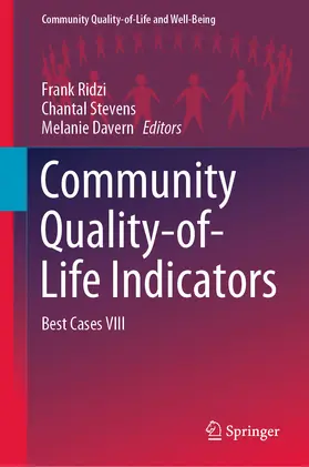 Ridzi / Stevens / Davern | Community Quality-of-Life Indicators | E-Book | www.sack.de