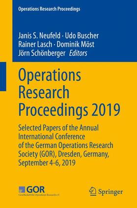 Neufeld / Buscher / Schönberger | Operations Research Proceedings 2019 | Buch | 978-3-030-48438-5 | sack.de