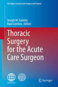 Galante / Coimbra |  Thoracic Surgery for the Acute Care Surgeon | eBook | Sack Fachmedien