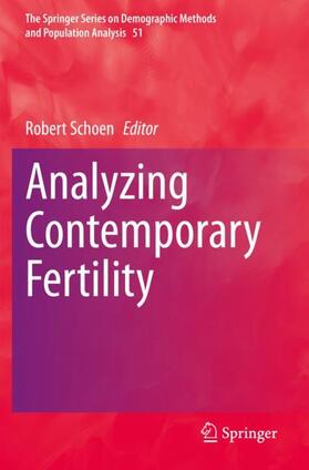 Schoen |  Analyzing Contemporary Fertility | Buch |  Sack Fachmedien