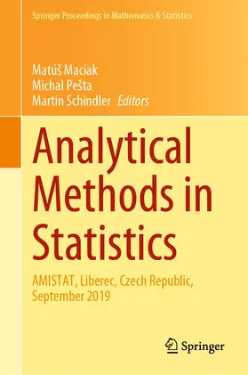 Maciak / Schindler / Pešta |  Analytical Methods in Statistics | Buch |  Sack Fachmedien