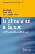Borda / Kwiecien / Grima |  Life Insurance in Europe | Buch |  Sack Fachmedien