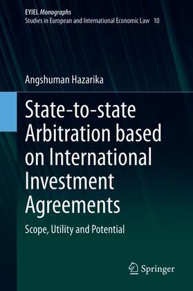 Hazarika | State-to-state Arbitration based on International Investment Agreements | Buch | sack.de