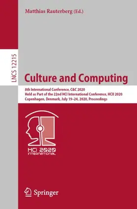Rauterberg | Culture and Computing | Buch | 978-3-030-50266-9 | sack.de