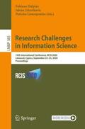 Dalpiaz / Loucopoulos / Zdravkovic |  Research Challenges in Information Science | Buch |  Sack Fachmedien