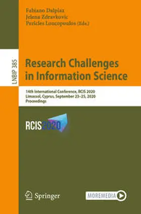Dalpiaz / Zdravkovic / Loucopoulos | Research Challenges in Information Science | E-Book | sack.de