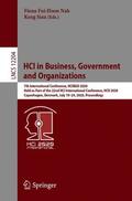 Siau / Nah |  HCI in Business, Government and Organizations | Buch |  Sack Fachmedien
