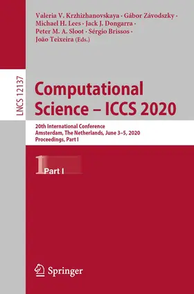 Krzhizhanovskaya / Závodszky / Lees |  Computational Science - ICCS 2020 | Buch |  Sack Fachmedien
