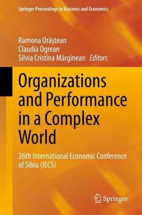Ora?tean / Ogrean / Marginean | Organizations and Performance in a Complex World | Buch | 978-3-030-50675-9 | sack.de