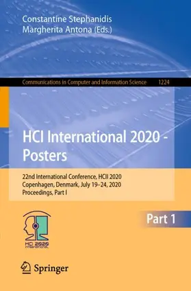 Antona / Stephanidis |  HCI International 2020 - Posters | Buch |  Sack Fachmedien