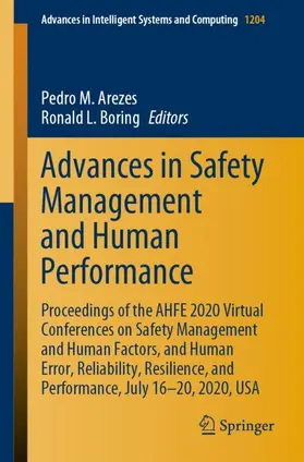 Boring / Arezes |  Advances in Safety Management and Human Performance | Buch |  Sack Fachmedien