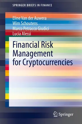 Van der Auwera / Alessi / Schoutens |  Financial Risk Management for Cryptocurrencies | Buch |  Sack Fachmedien