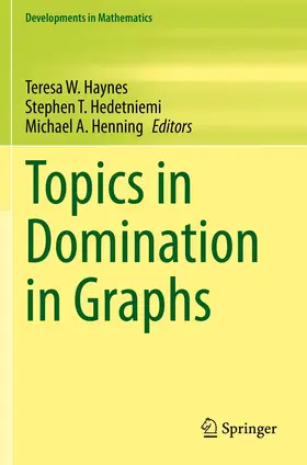 Haynes / Henning / Hedetniemi |  Topics in Domination in Graphs | Buch |  Sack Fachmedien