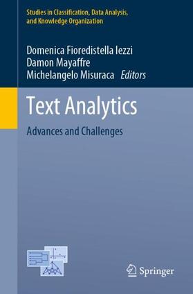 Iezzi / Misuraca / Mayaffre |  Text Analytics | Buch |  Sack Fachmedien
