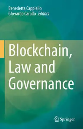 Cappiello / Carullo | Blockchain, Law and Governance | E-Book | www.sack.de