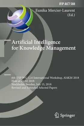 Mercier-Laurent |  Artificial Intelligence for Knowledge Management | Buch |  Sack Fachmedien