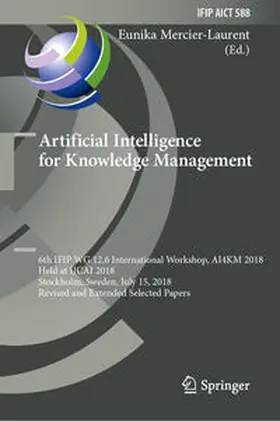 Mercier-Laurent |  Artificial Intelligence for Knowledge Management | eBook | Sack Fachmedien