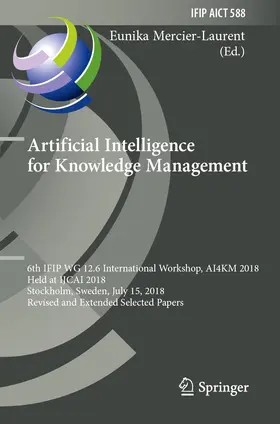 Mercier-Laurent |  Artificial Intelligence for Knowledge Management | Buch |  Sack Fachmedien