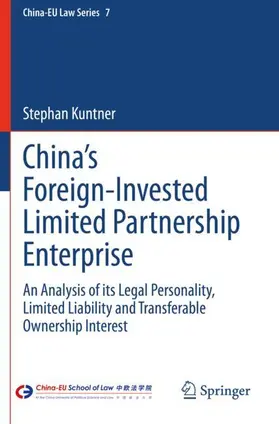 Kuntner |  China's Foreign-Invested Limited Partnership Enterprise | Buch |  Sack Fachmedien