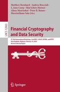 Bernhard / Bracciali / Camp |  Financial Cryptography and Data Security | Buch |  Sack Fachmedien