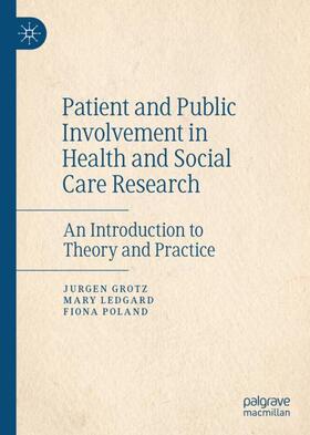 Grotz / Poland / Ledgard | Patient and Public Involvement in Health and Social Care Research | Buch | 978-3-030-55288-6 | sack.de