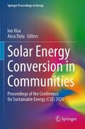 Duta / Visa |  Solar Energy Conversion in Communities | Buch |  Sack Fachmedien