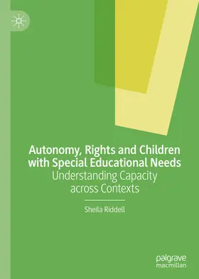 Riddell |  Autonomy, Rights and Children with Special Educational Needs | eBook | Sack Fachmedien