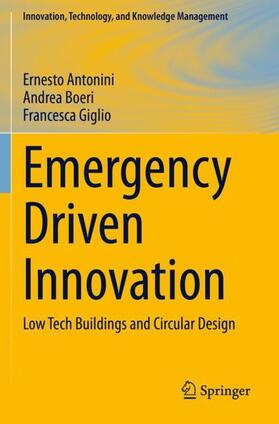 Antonini / Giglio / Boeri |  Emergency Driven Innovation | Buch |  Sack Fachmedien