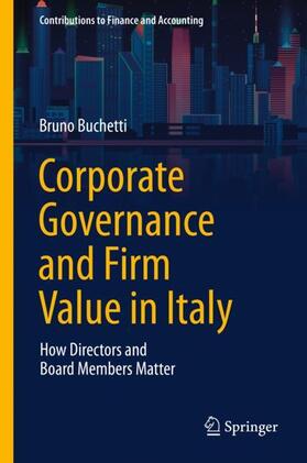 Buchetti |  Corporate Governance and Firm Value in Italy | Buch |  Sack Fachmedien