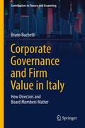 Buchetti |  Corporate Governance and Firm Value in Italy | Buch |  Sack Fachmedien