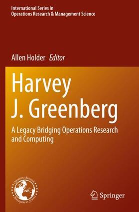 Holder | Harvey J. Greenberg | Buch | 978-3-030-56431-5 | sack.de