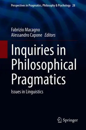 Capone / Macagno |  Inquiries in Philosophical Pragmatics | Buch |  Sack Fachmedien