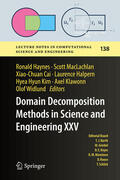 Haynes / MacLachlan / Cai |  Domain Decomposition Methods in Science and Engineering XXV | eBook | Sack Fachmedien