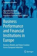 Horobet / Karasavvoglou / Polychronidou |  Business Performance and Financial Institutions in Europe | Buch |  Sack Fachmedien